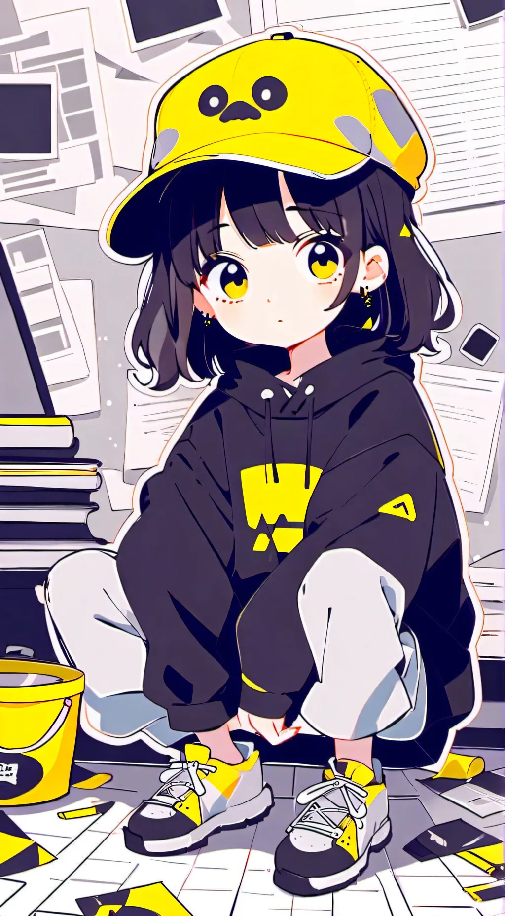 ai character: Zuzu  background