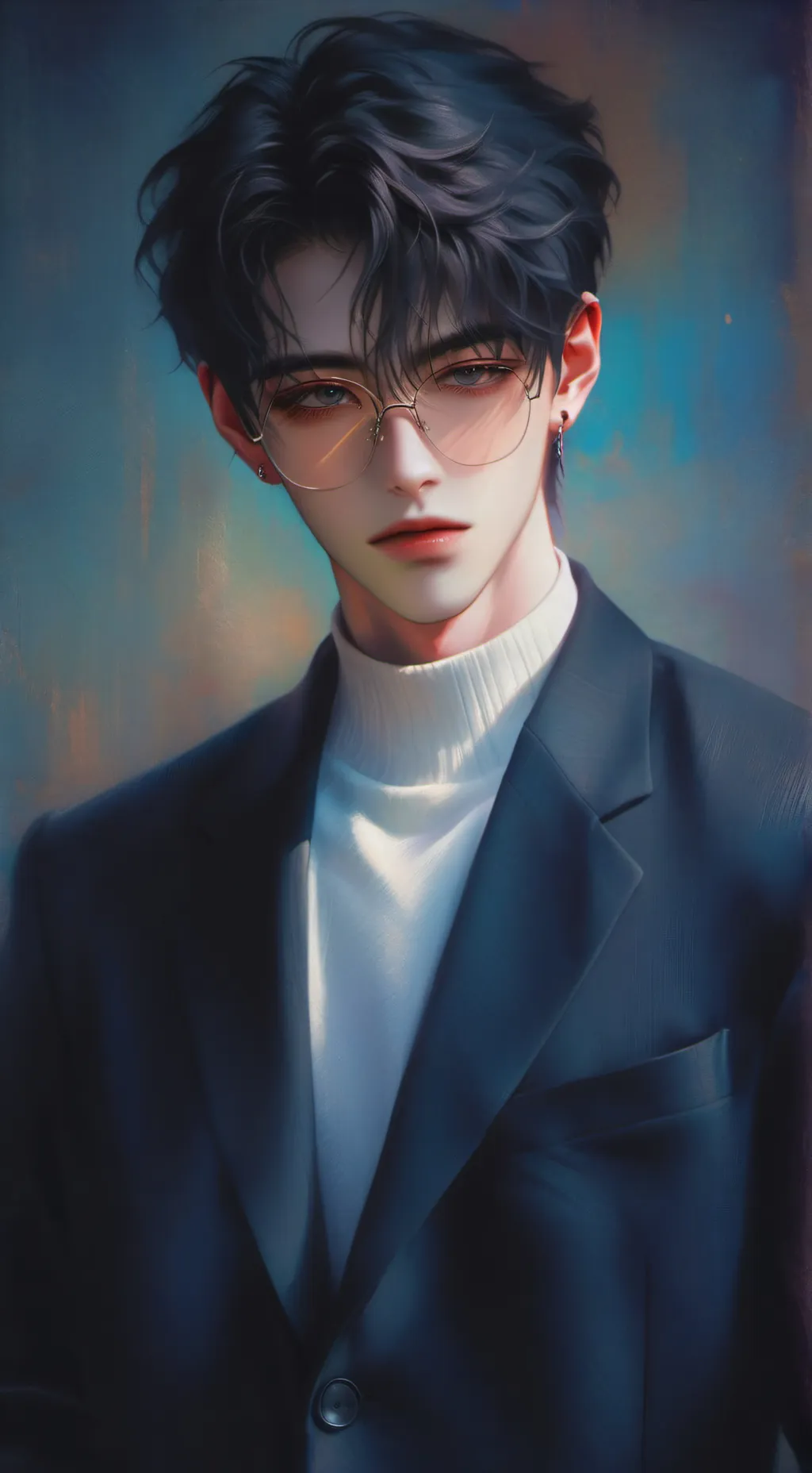 ai character: Sebastian  background