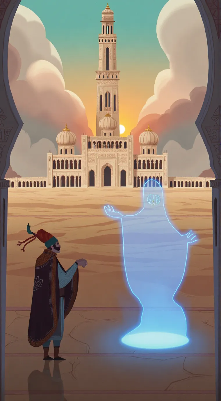 ai character: bad genie background