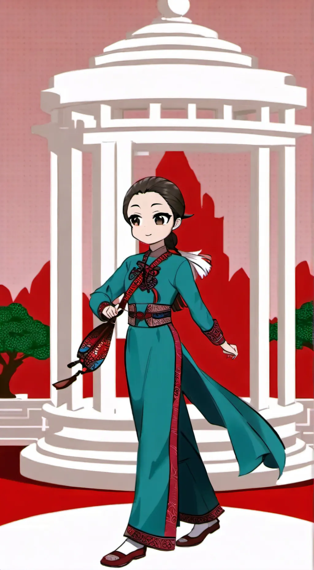 ai character: Шиин background