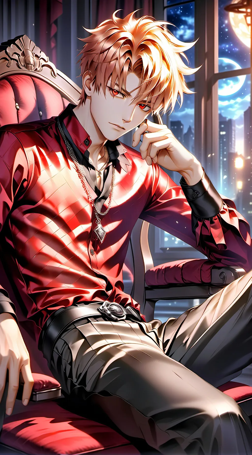 ai character: Villain Katsuki  background