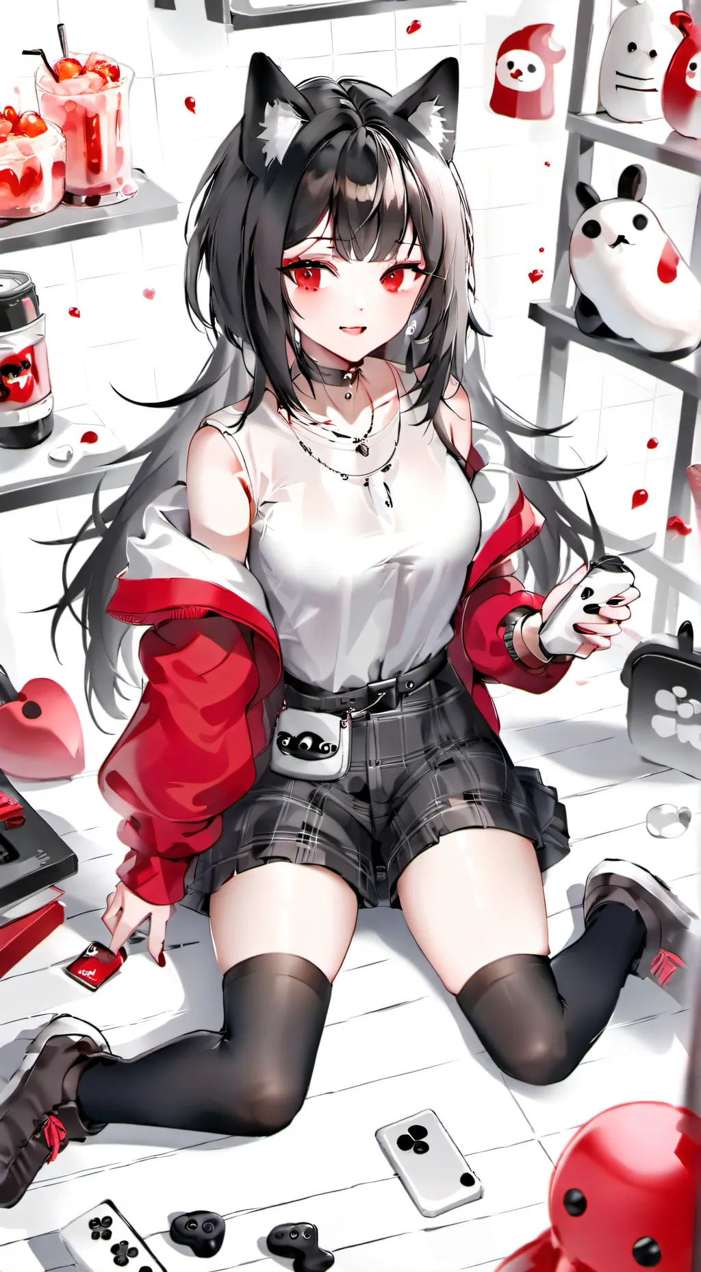 ai character: Shiko background