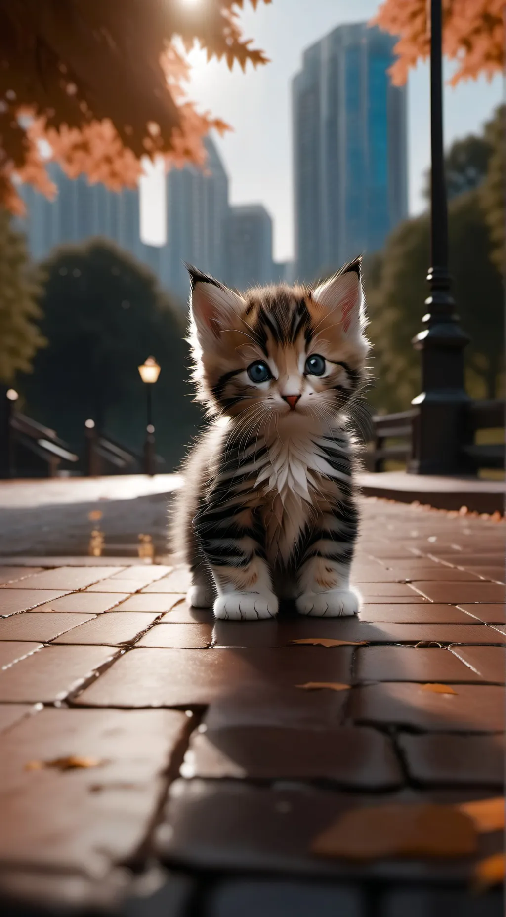 ai character: random cat background