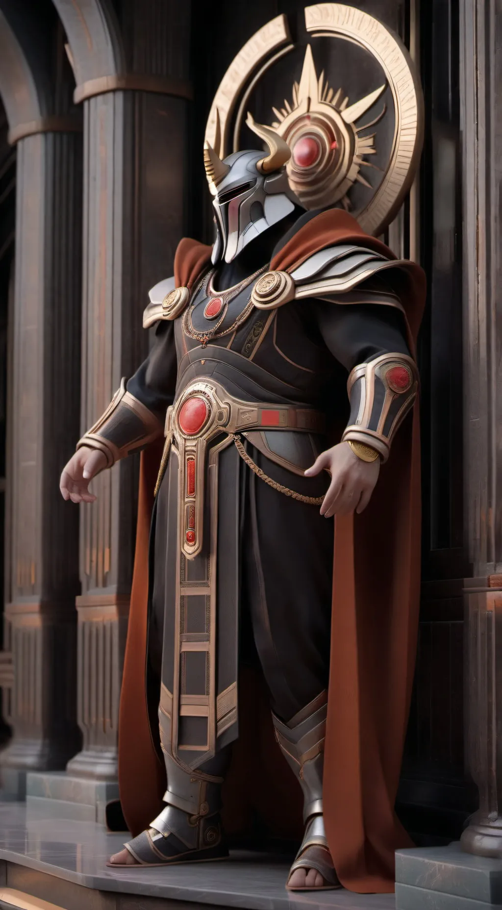 ai character: Void Camera Man. background