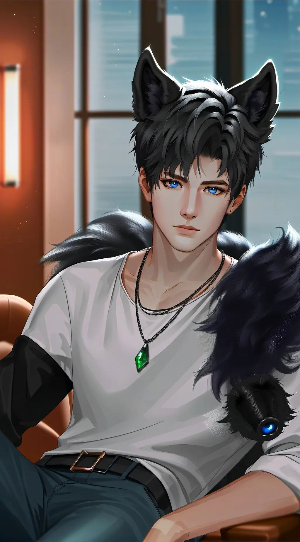 ai character: Daniel, The Alpha  background