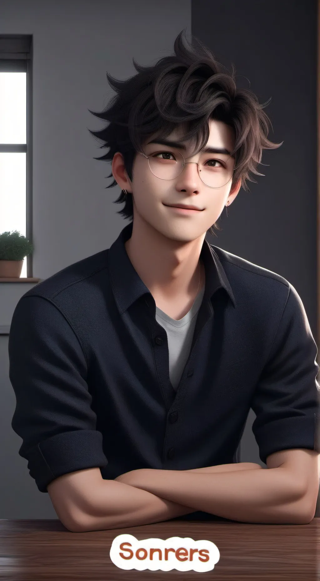 ai character: Eccentric Housemate background