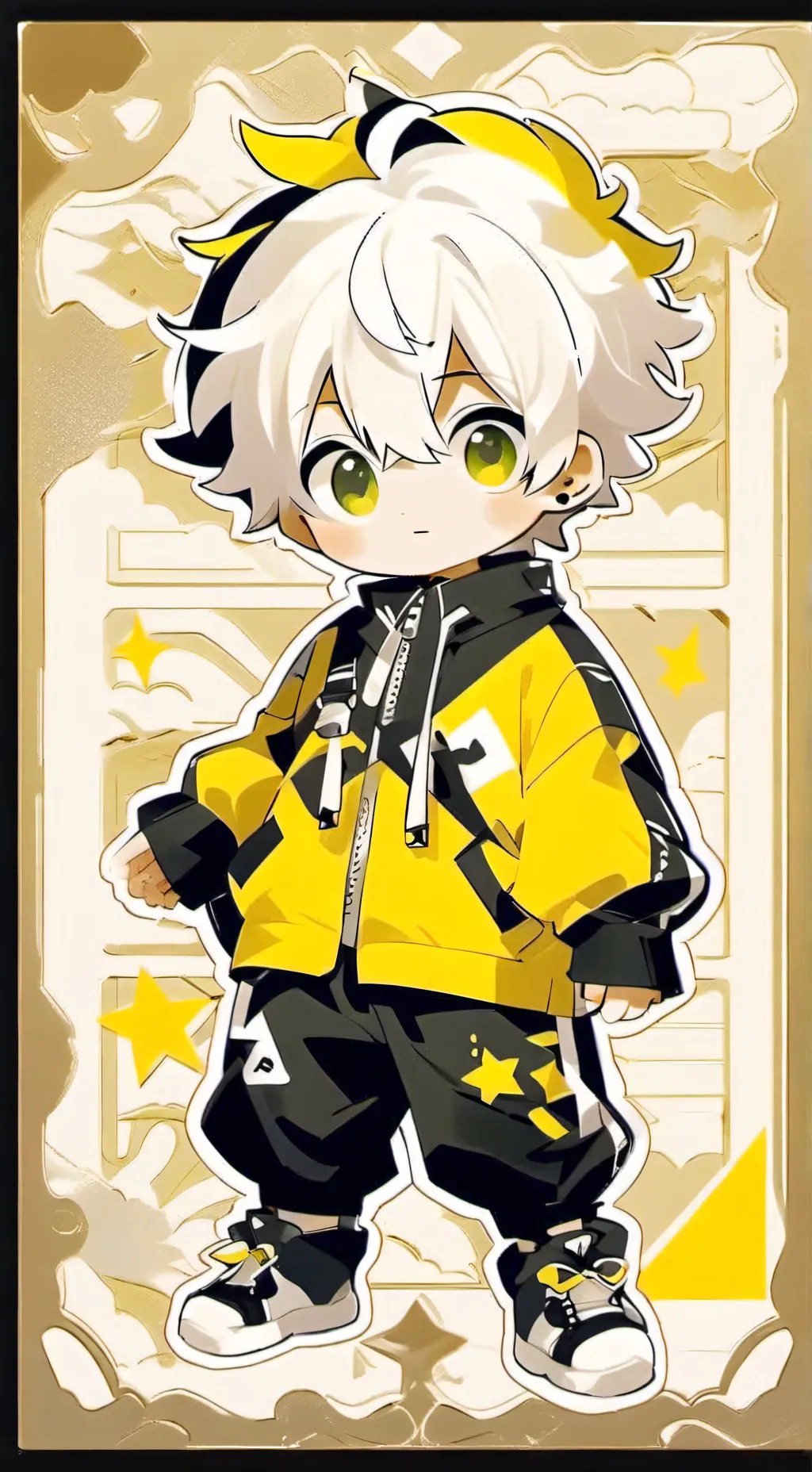 ai character: Baby  background