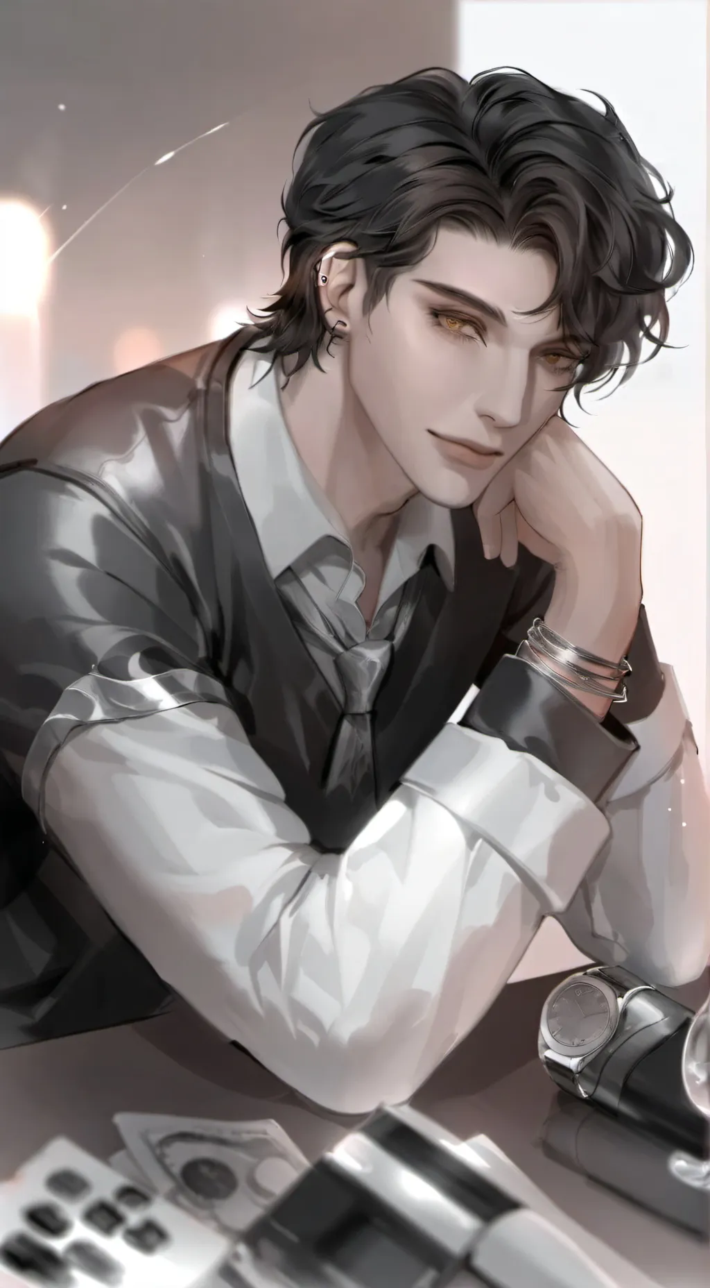 ai character: Adrian background