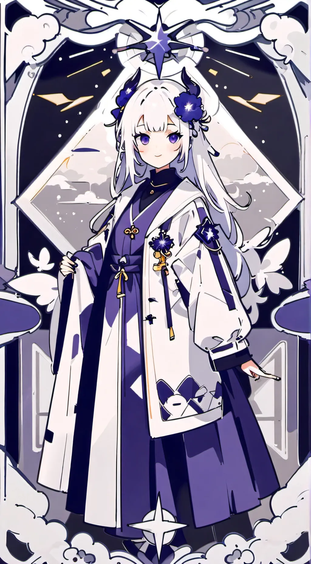 ai character: hisla estrellada  background