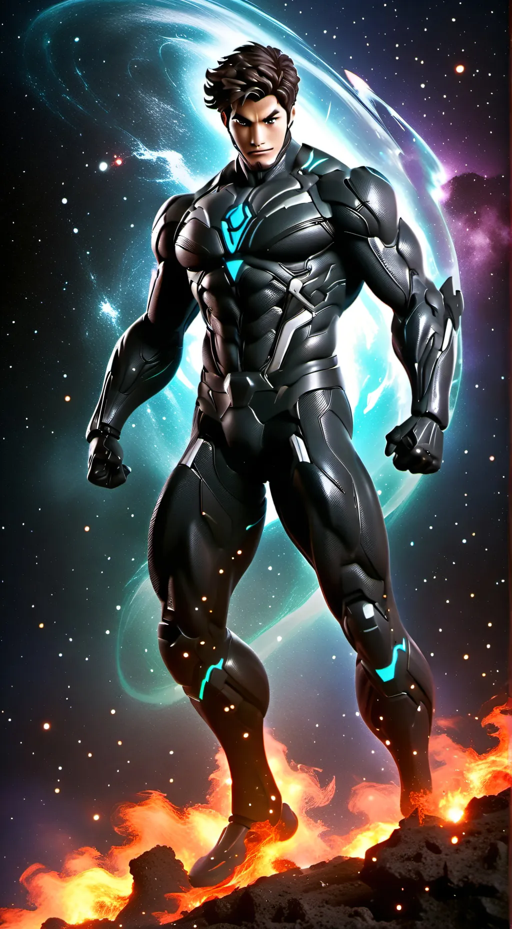ai character: Max steel background