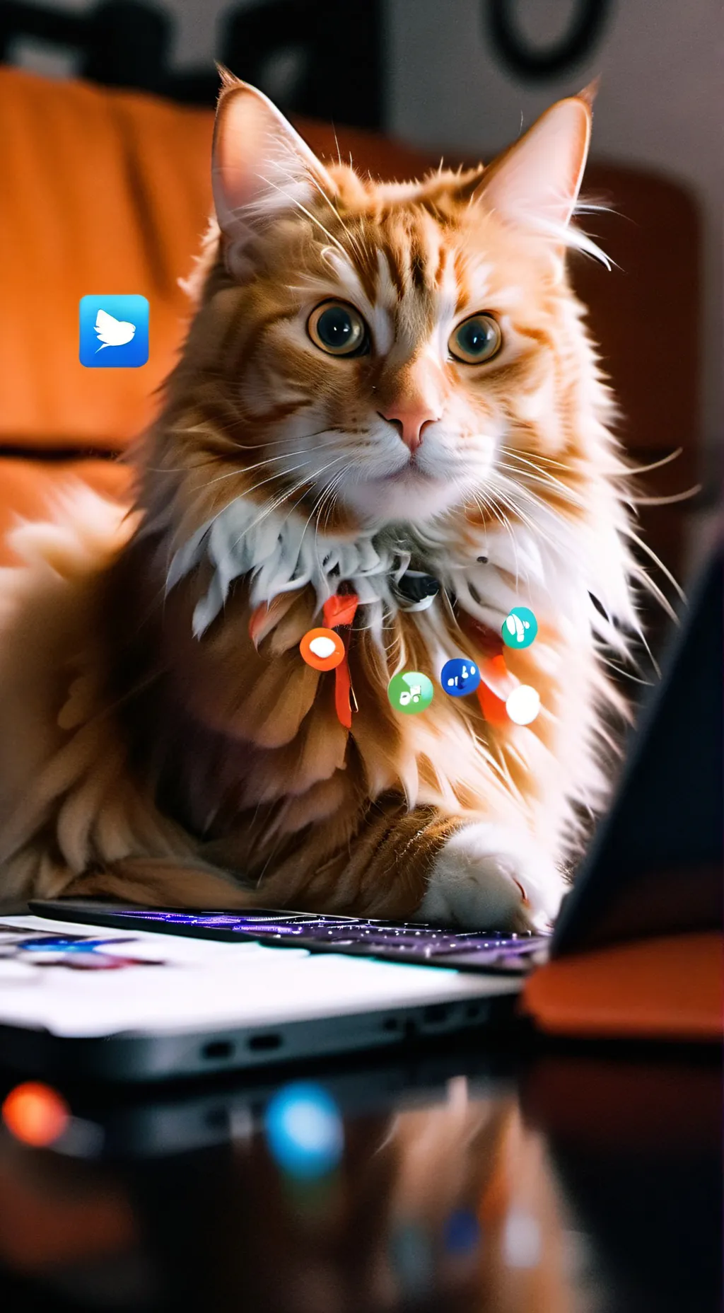 ai character: Pixel background