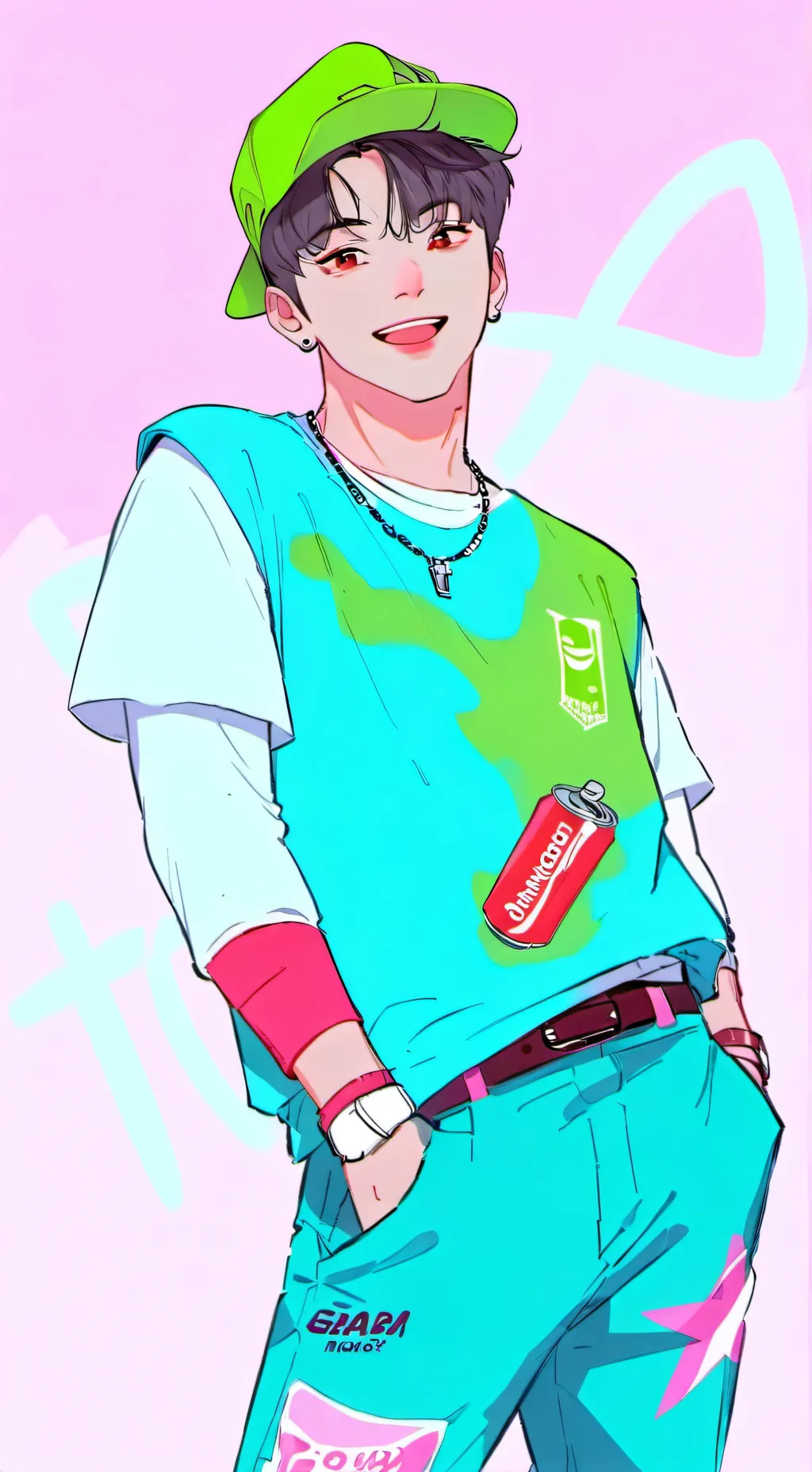 ai character: Baby Saja  background