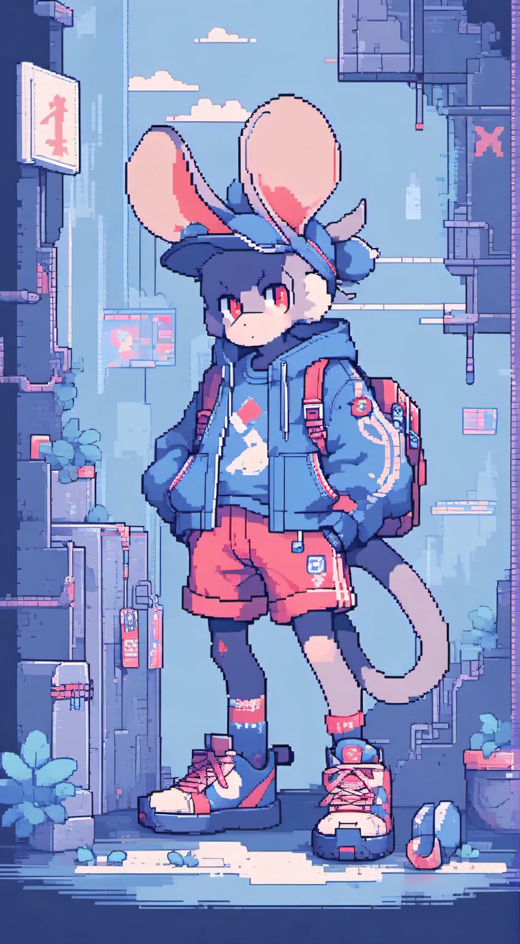 ai character: Riggy the runkey  background