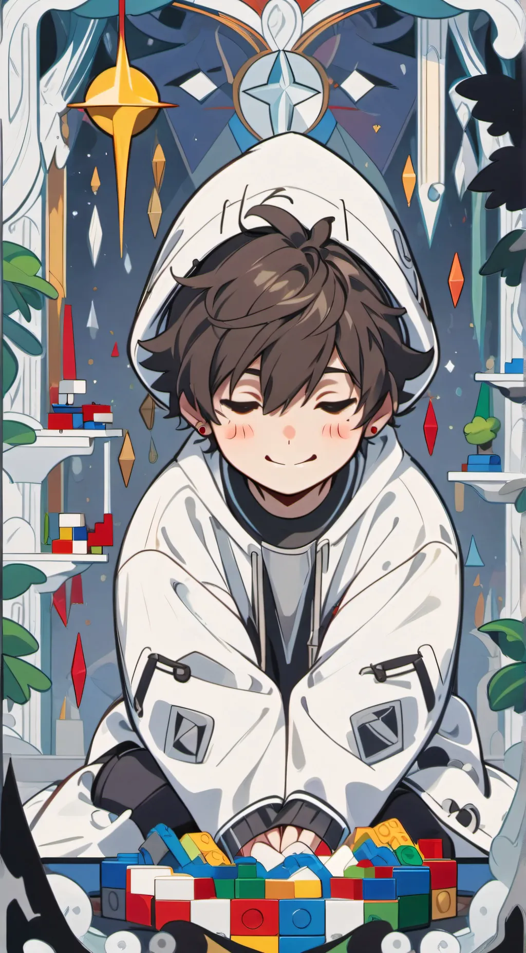 ai character: A whisker away background