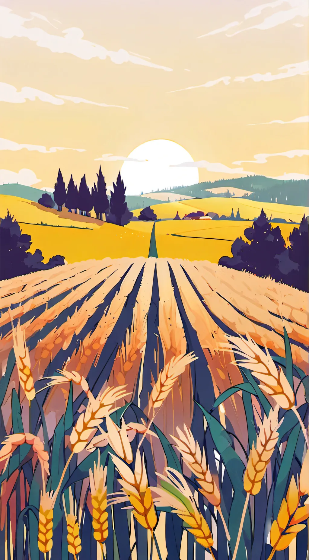 ai character: the broken road background