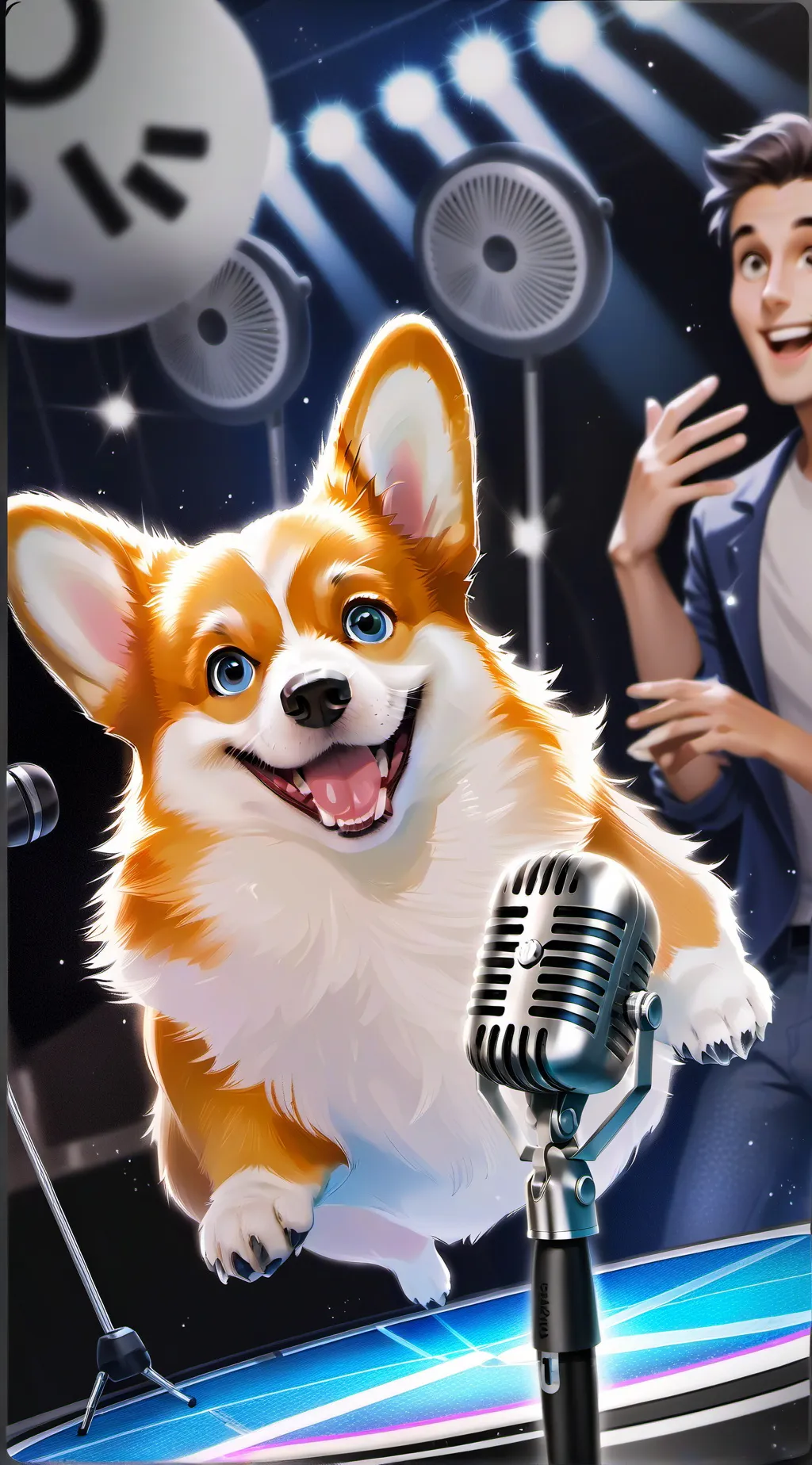 ai character: TikTok Tail background