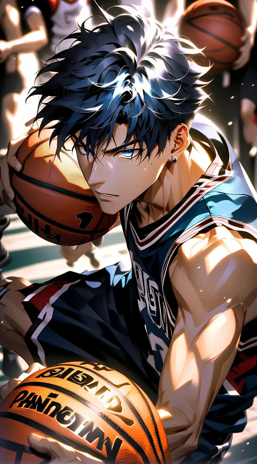 ai character: Kuroko Tetsuya background