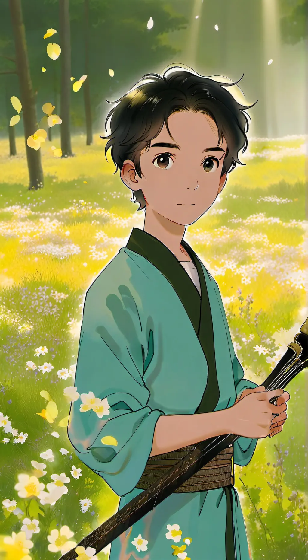 ai character: Jonathan y David  background