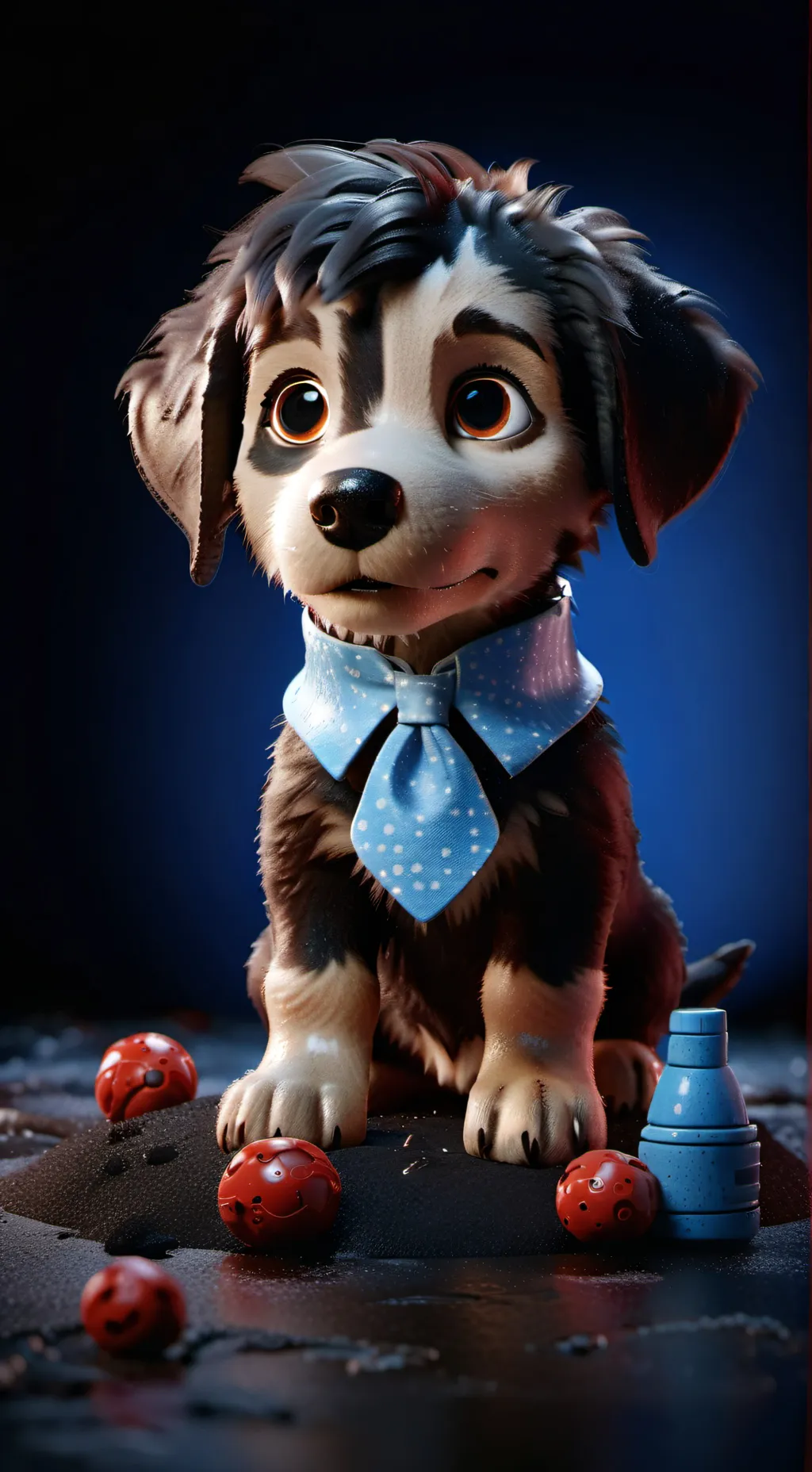 ai character: •ANNOUNCEMENT• background