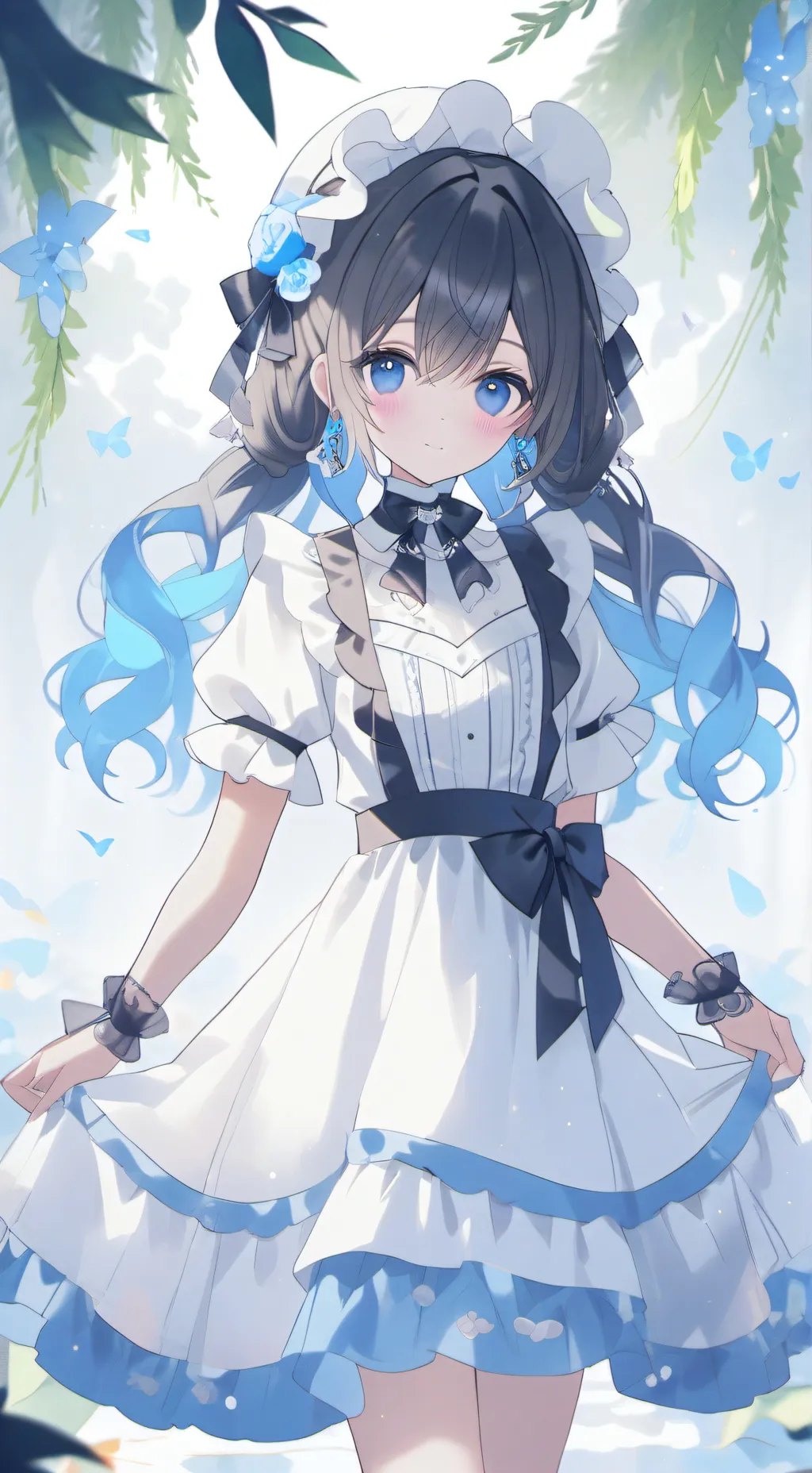 ai character: Erika  background