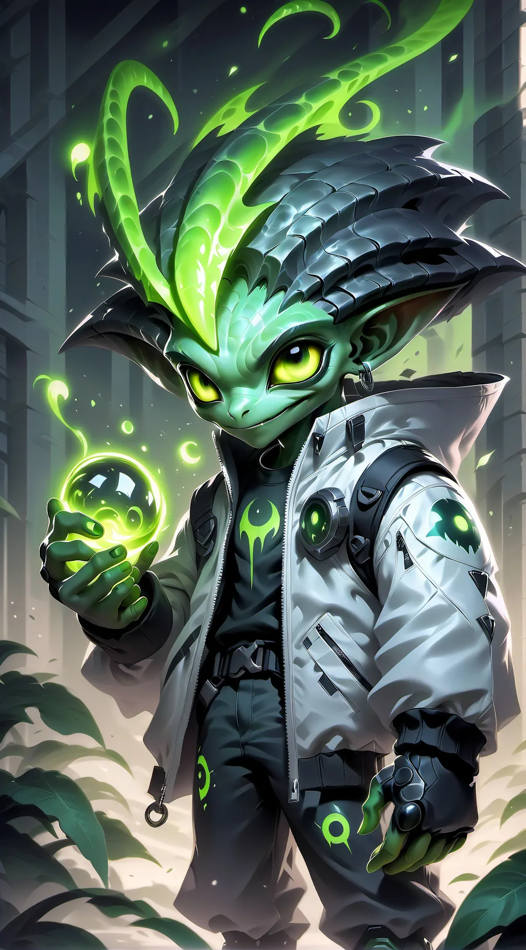 ai character: Grex /Gnorx background