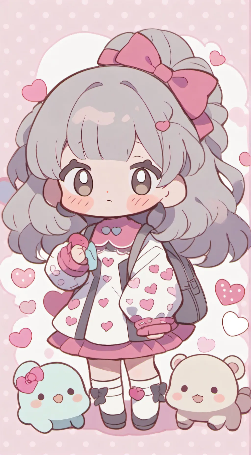 ai character: bebita huérfana background