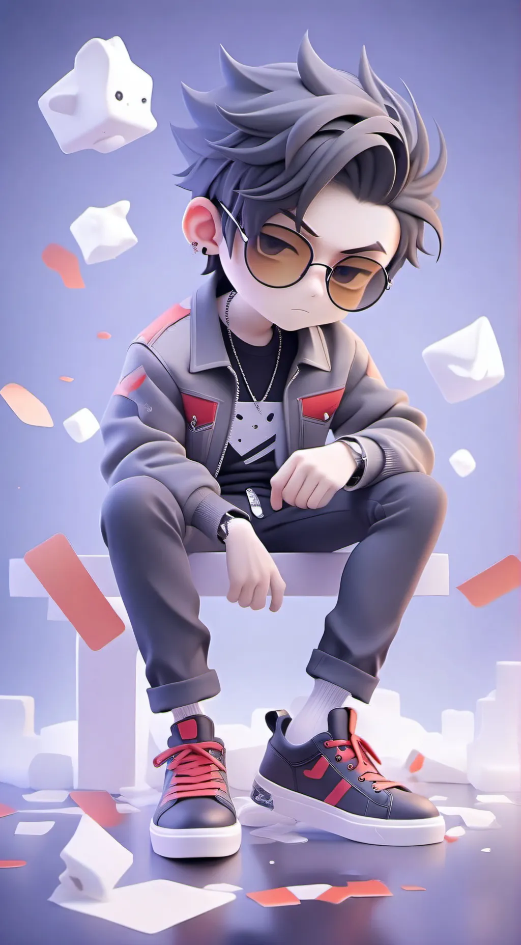 ai character: Flin background