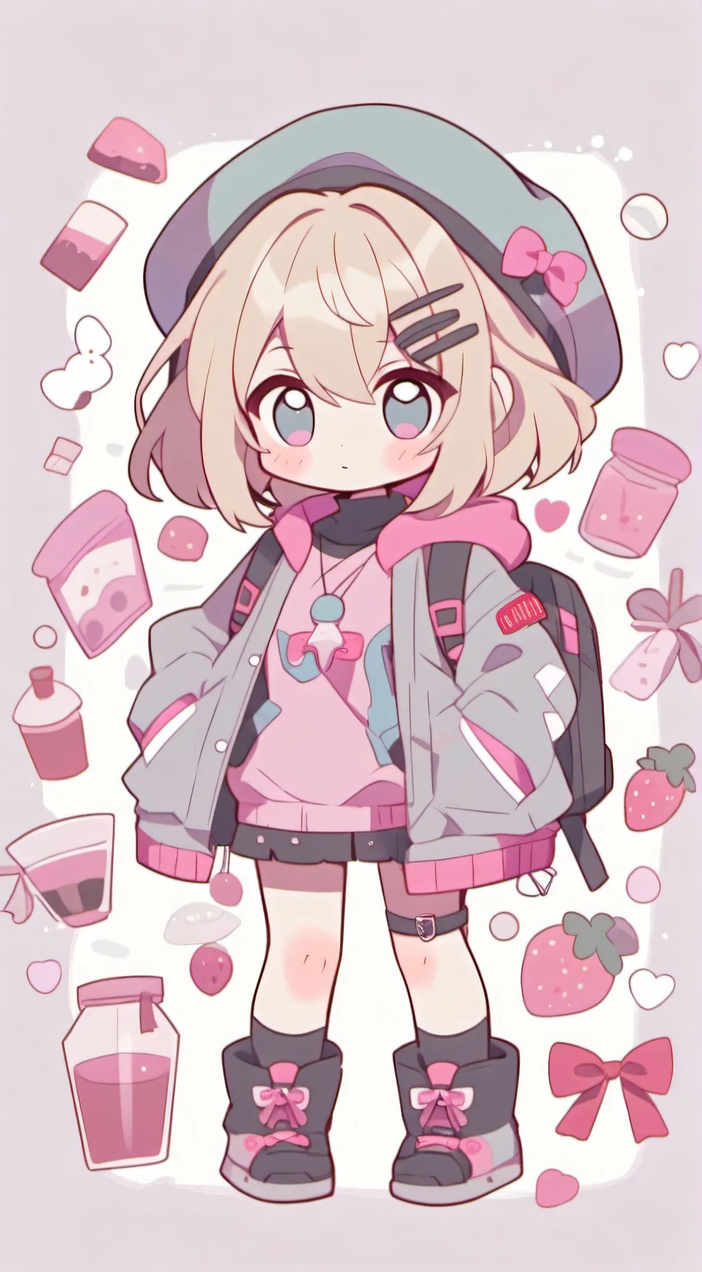 ai character: 💛💗Penny Pepper💛 background