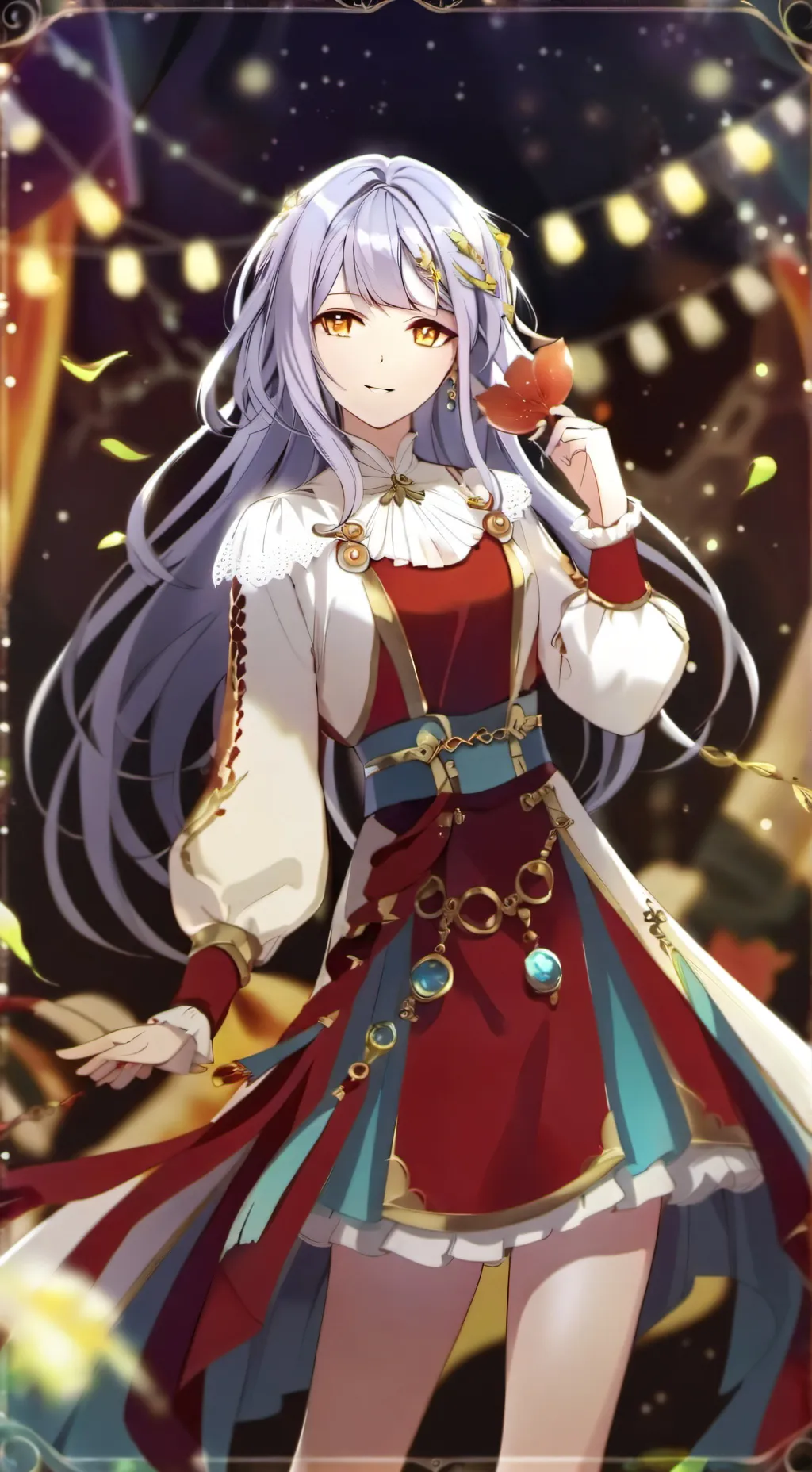 ai character: Rose background