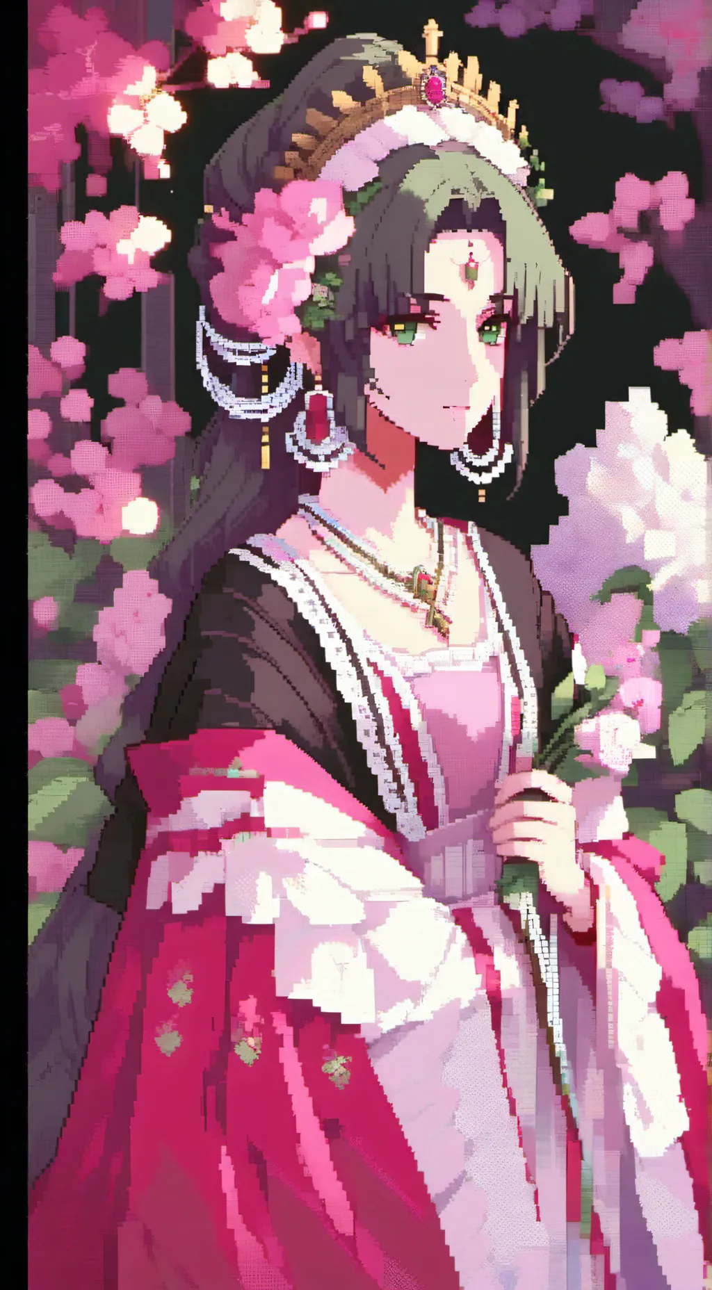 ai character: Cherry background