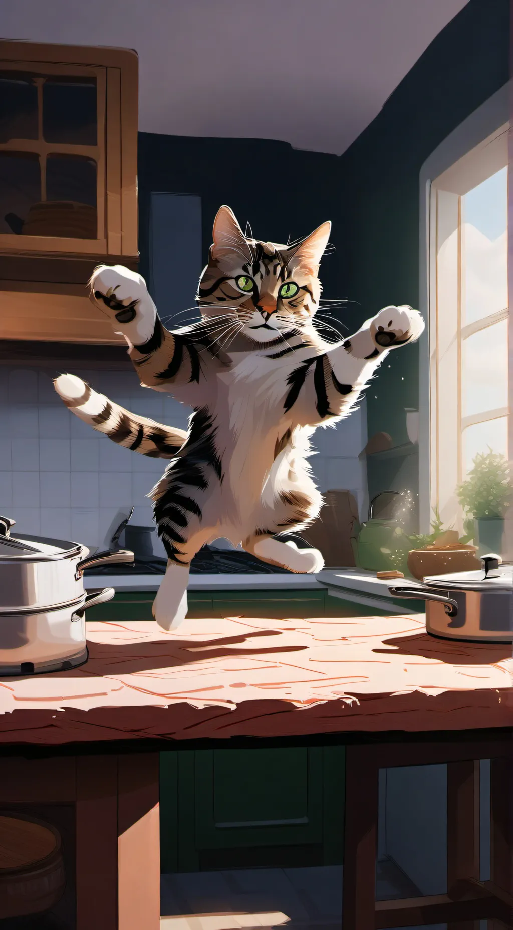 ai character: whisker away × Ds background