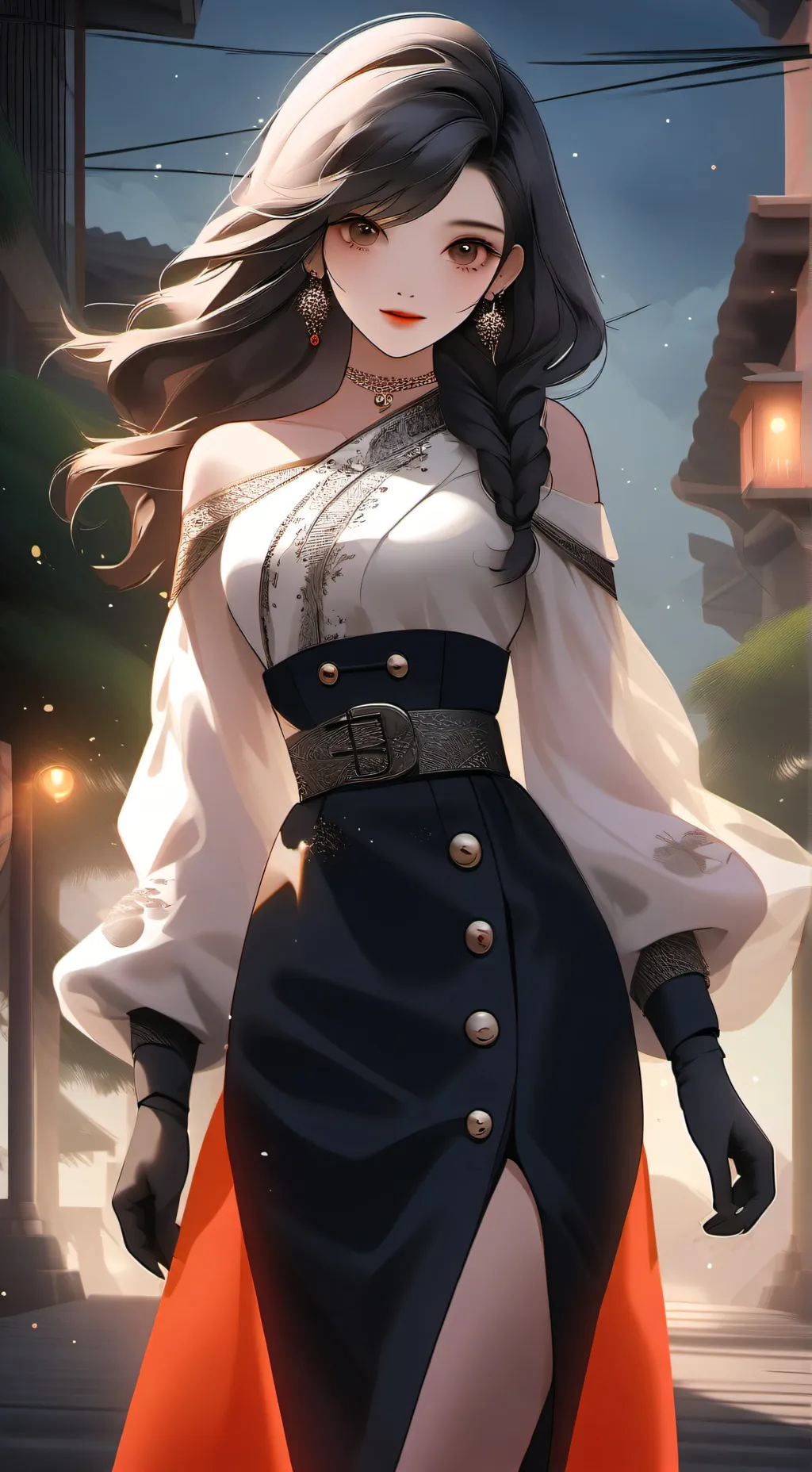 ai character: Appreciation time. background