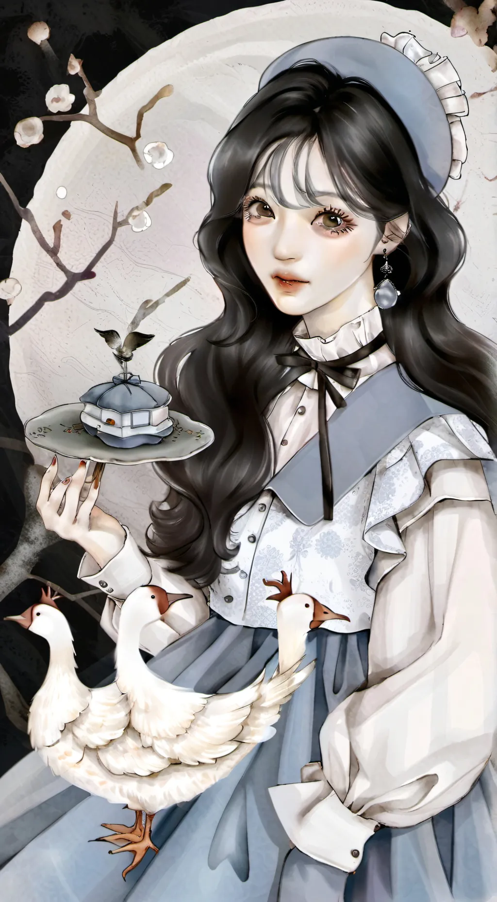 ai character: may and alan background