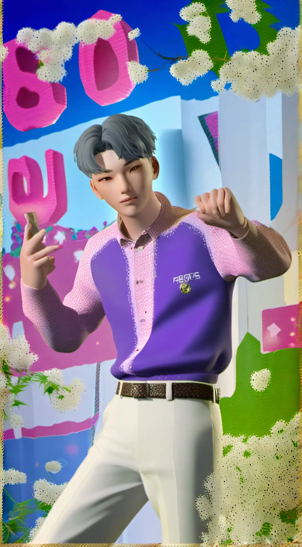 ai character: Saja boys background