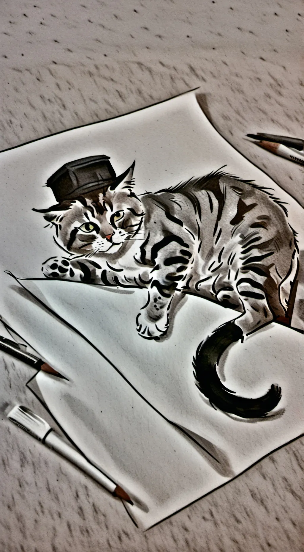 ai character: pop background