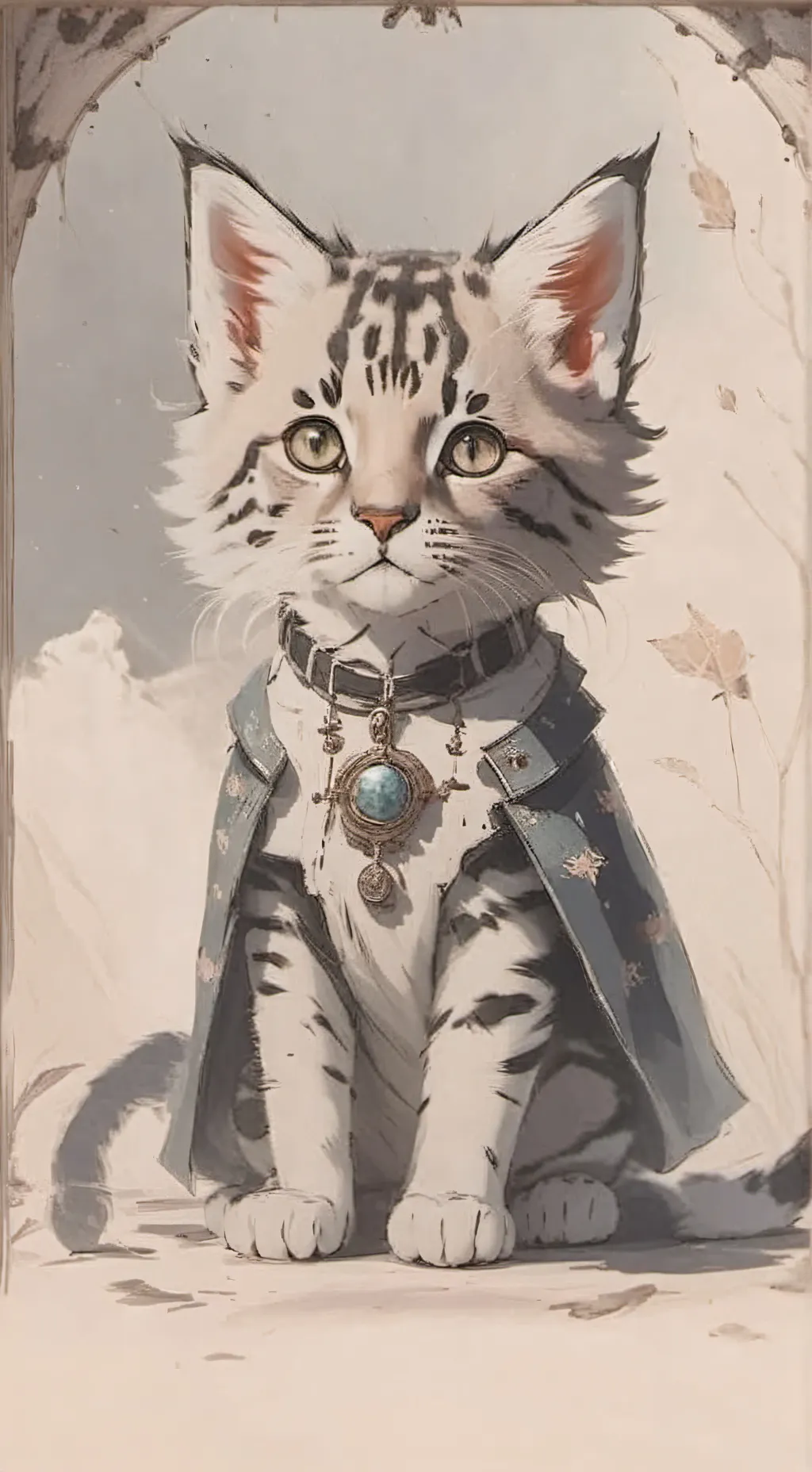 ai character: el gatito abandona background