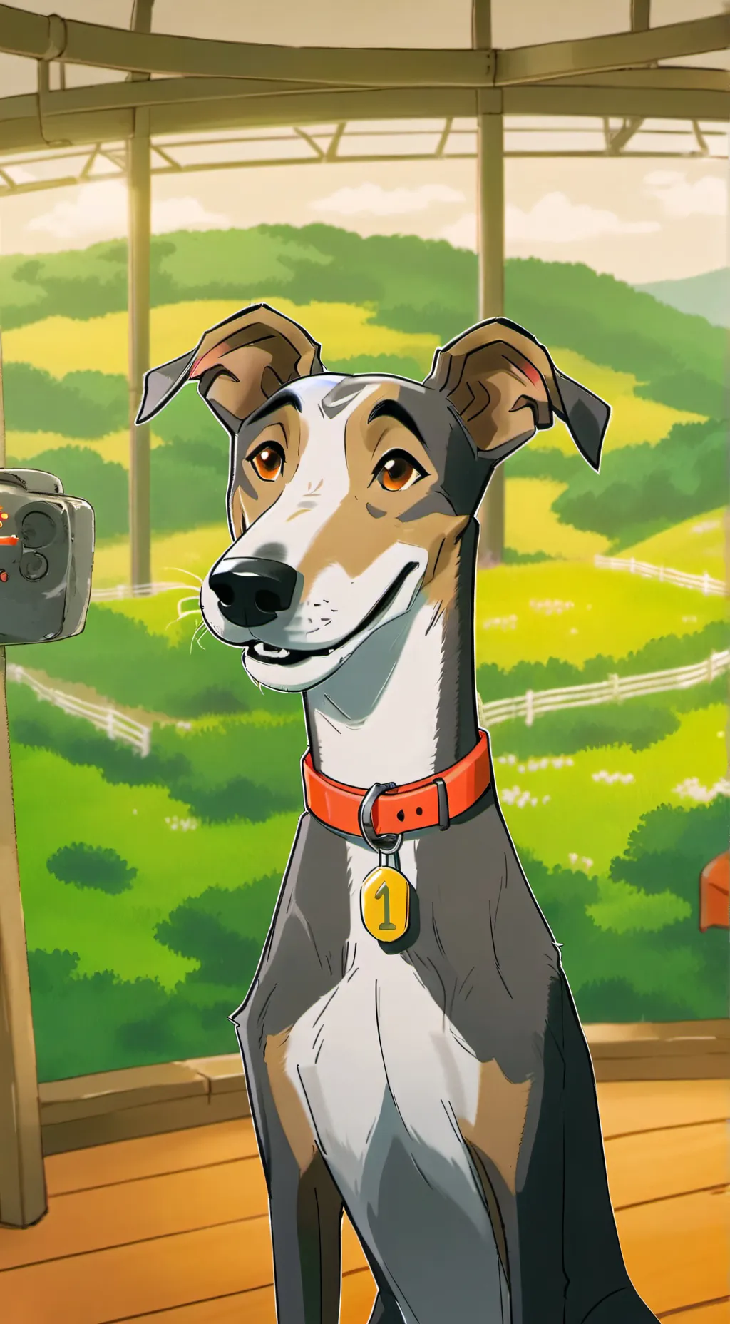 ai character: Racing Whiskers background