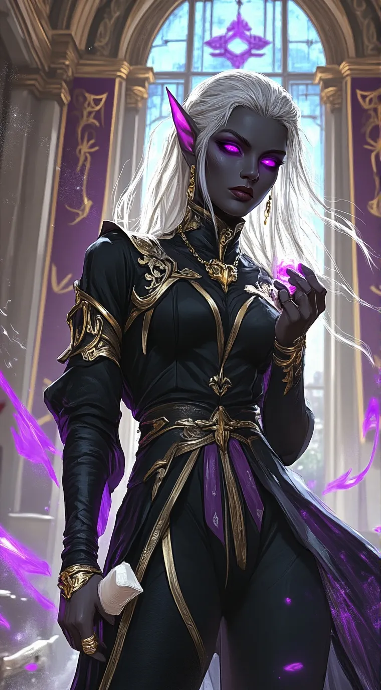 ai character: Ambassador Draedia background