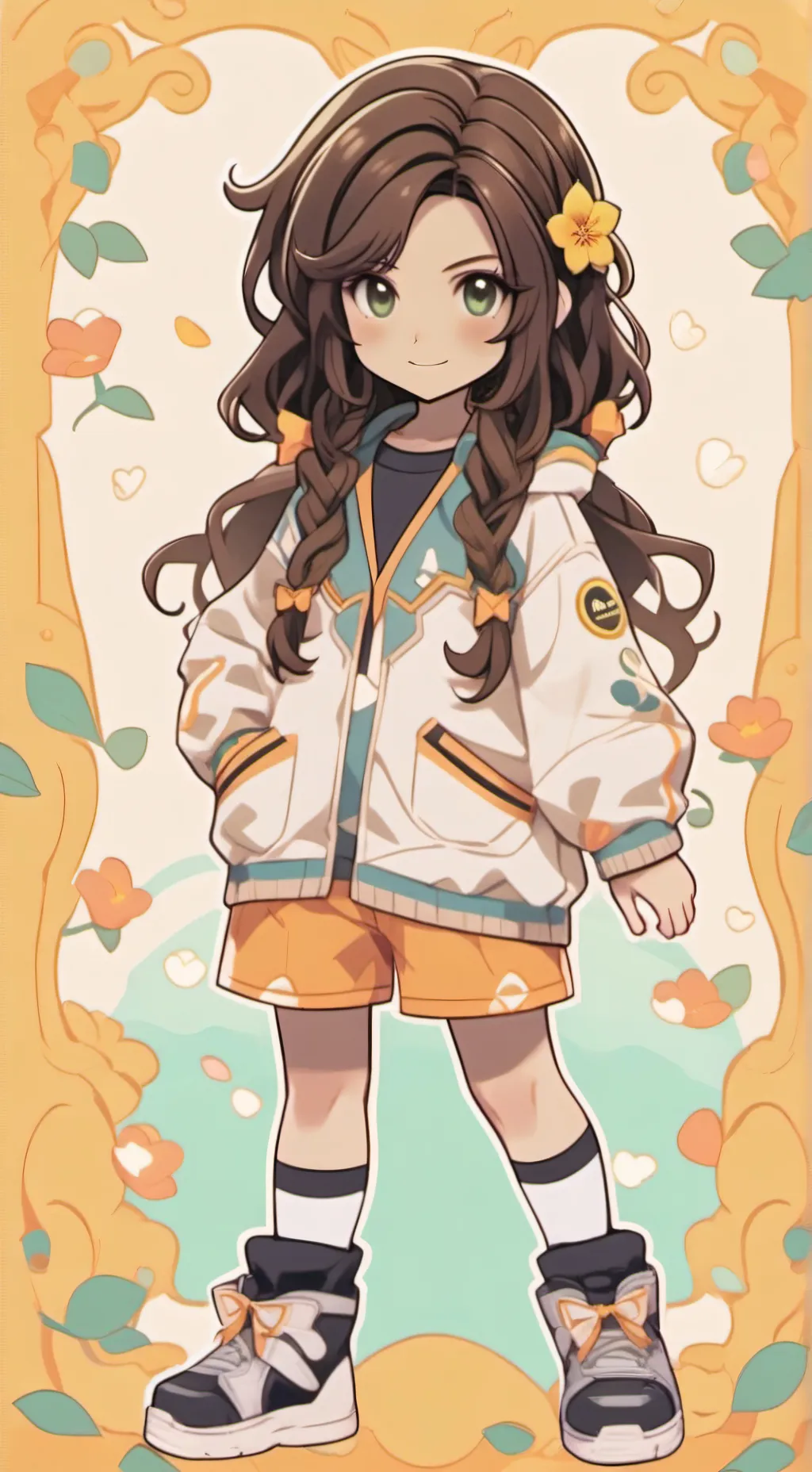 ai character: Isa🙄💅🏻 background