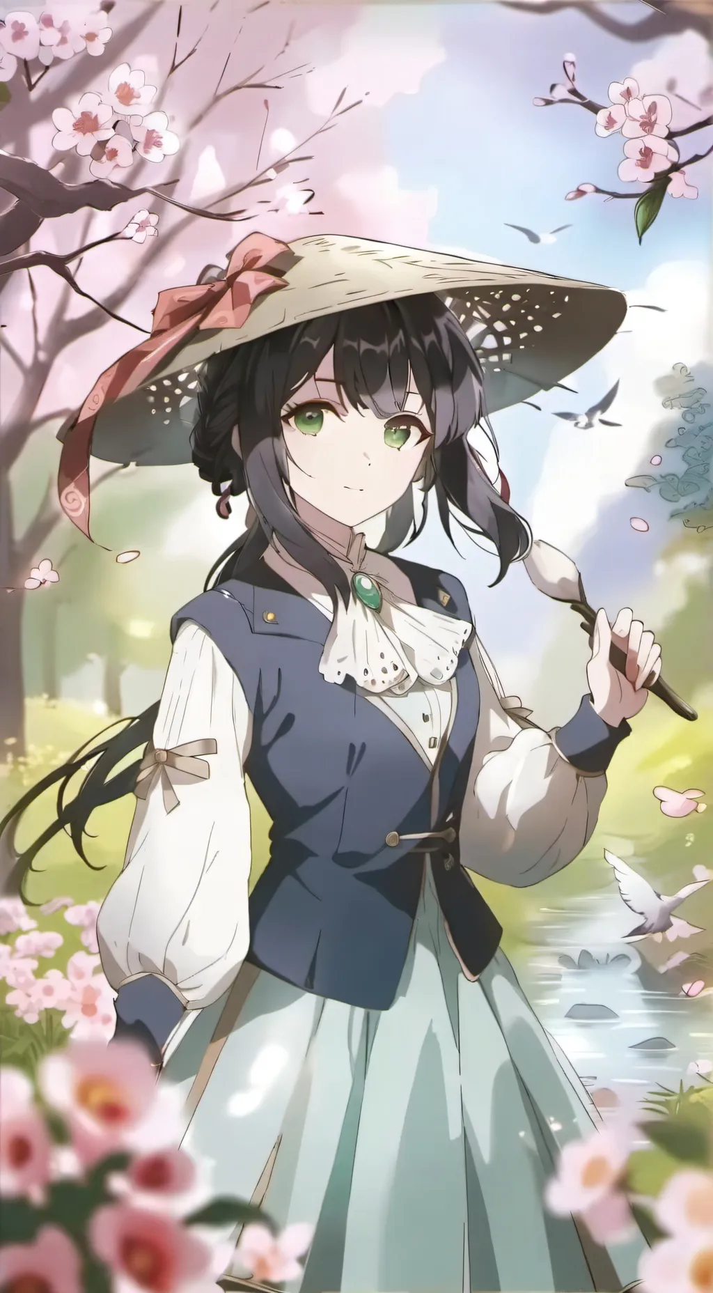 ai character: Ds/demon slayer  background