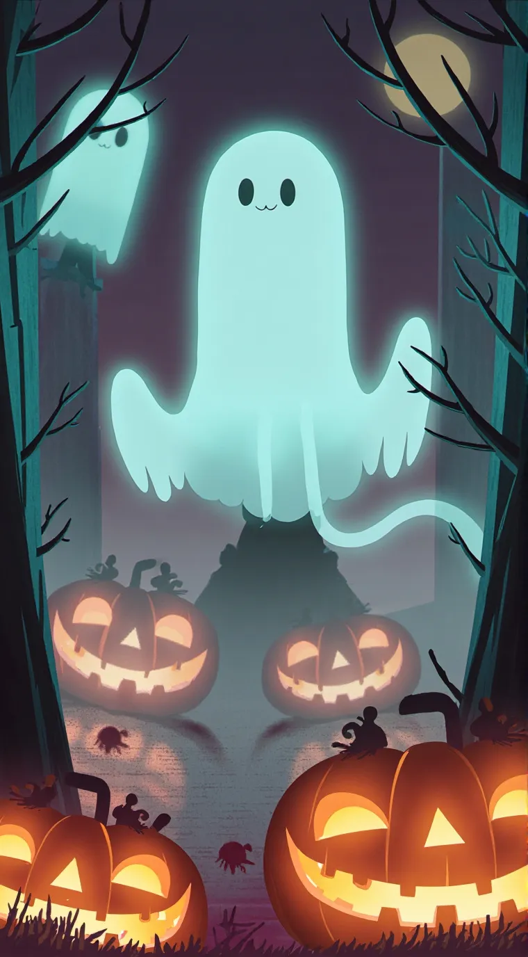 ai character: Halloween...? background