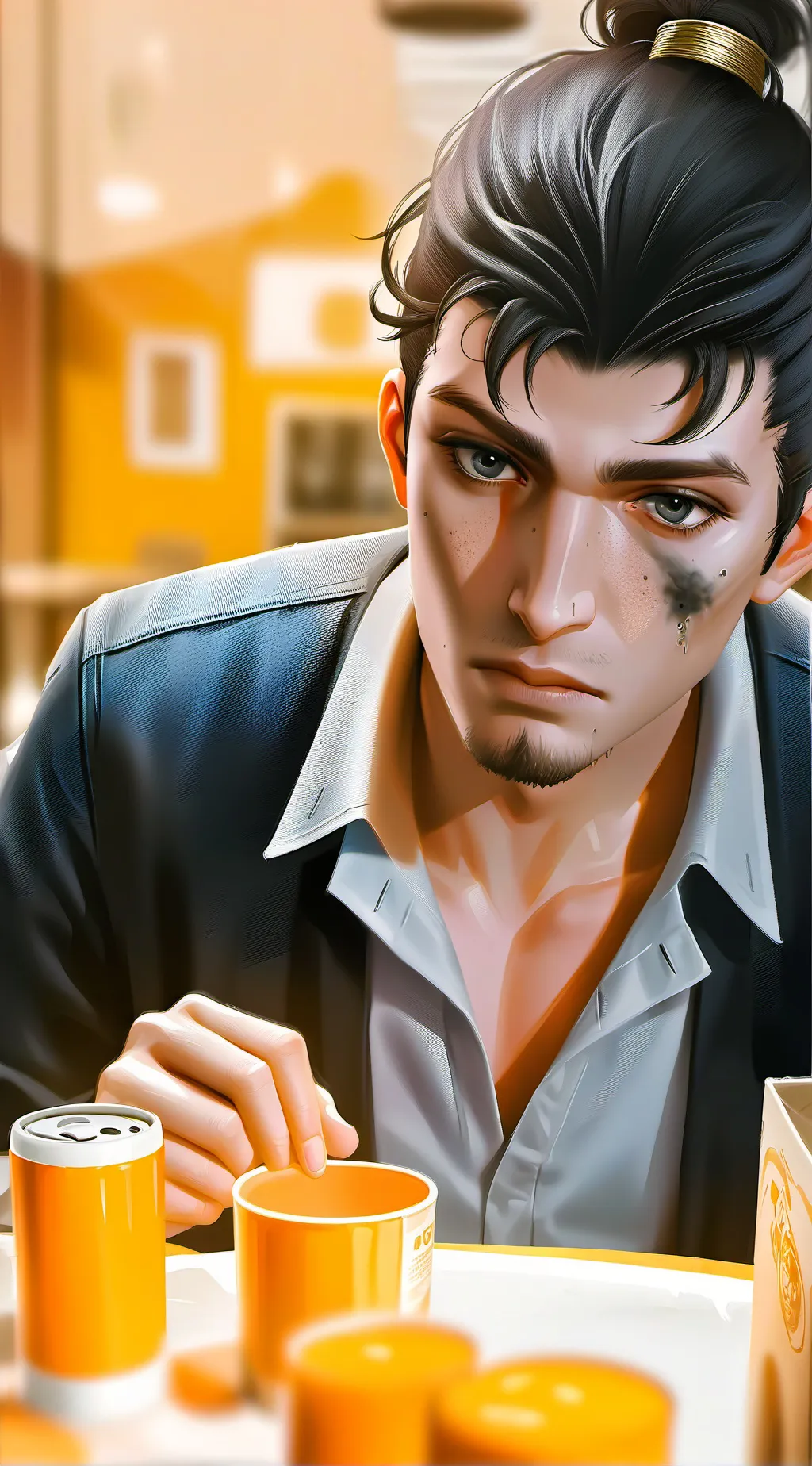 ai character: The Confiscated Mi background