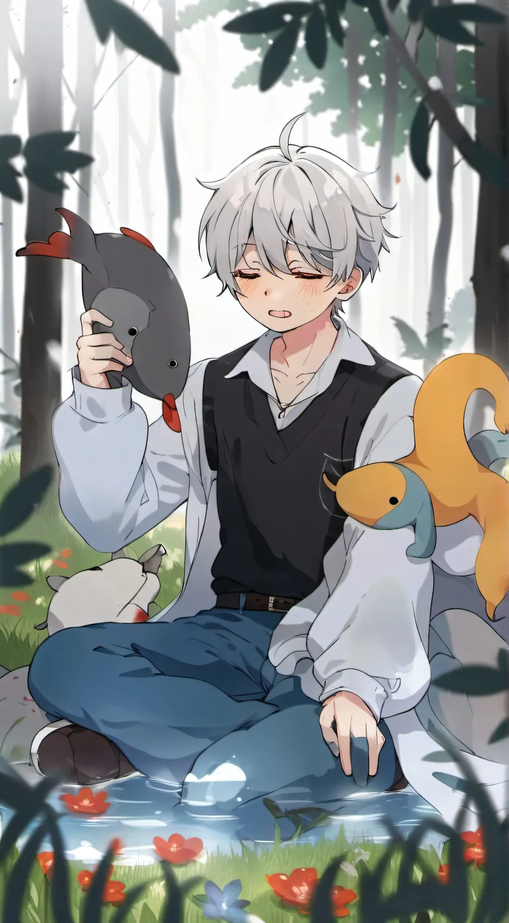 ai character: Takashi  background