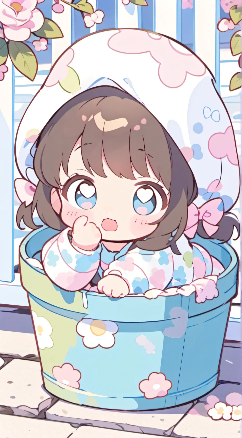 ai character: Lola  ྀིྀི  background