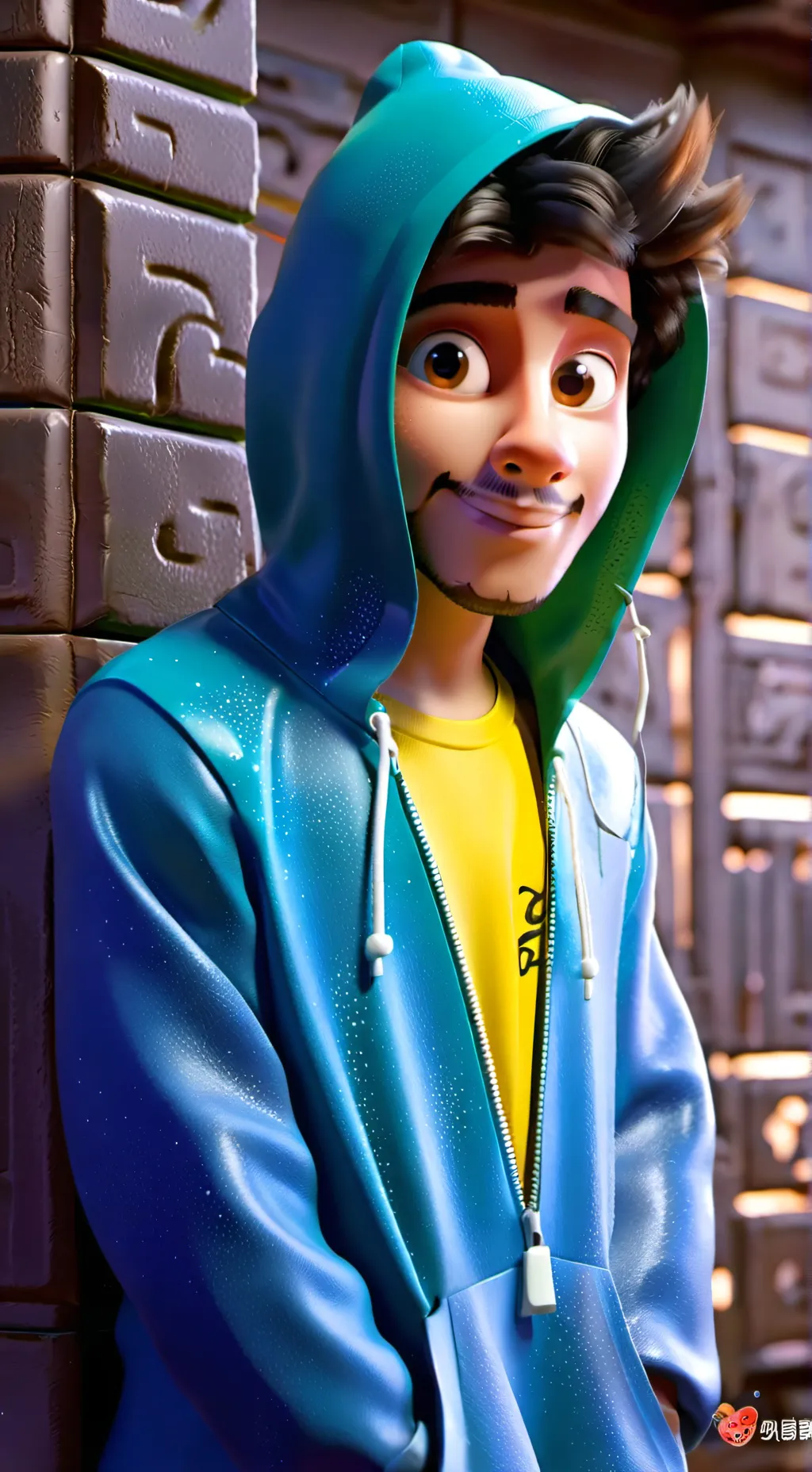 ai character: sundr and moondrop background