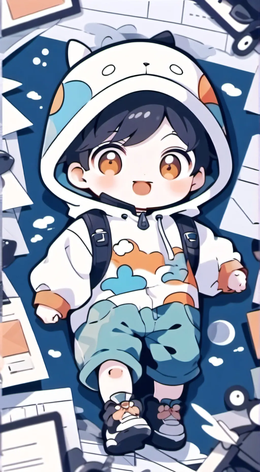 ai character: Annoying baby 3 background