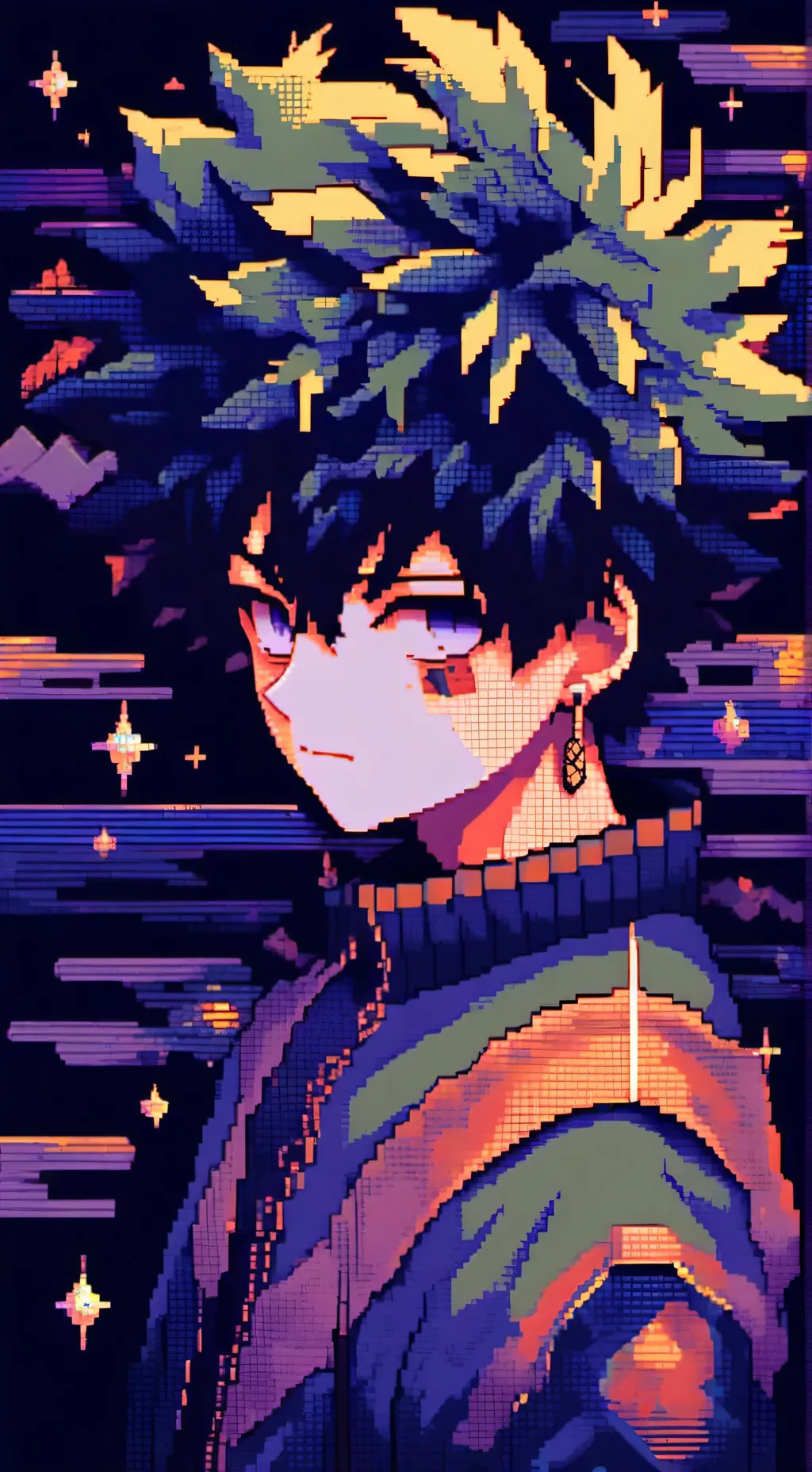 ai character: Izuku Midorya background