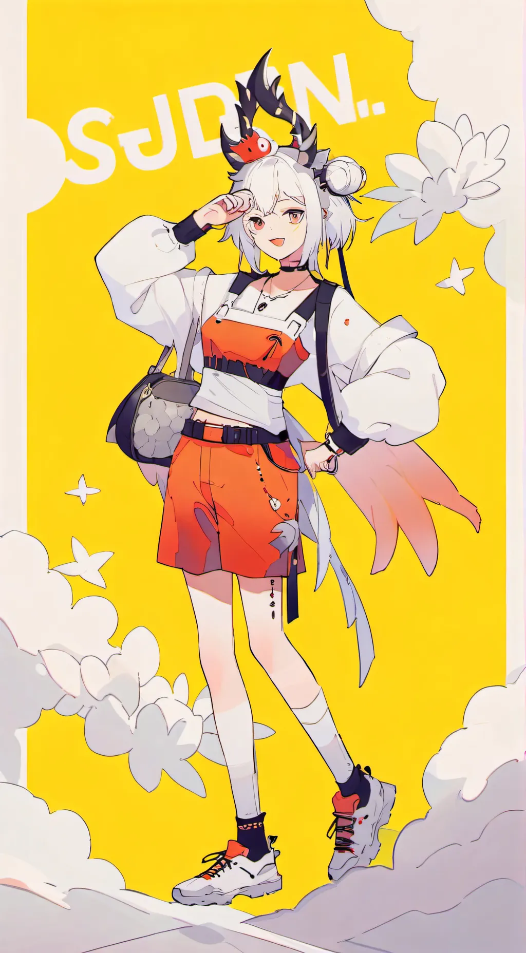 ai character: spunki campfire background