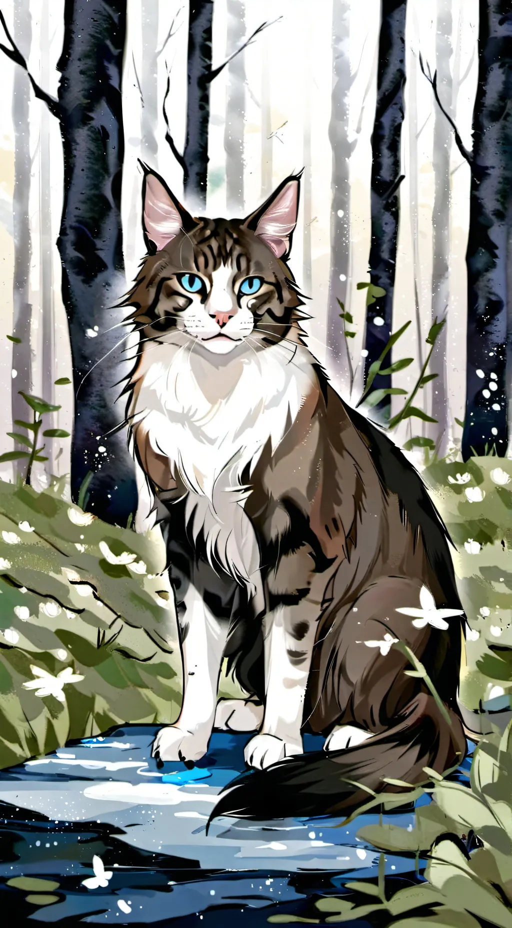 ai character: Owlfeather (OC) background