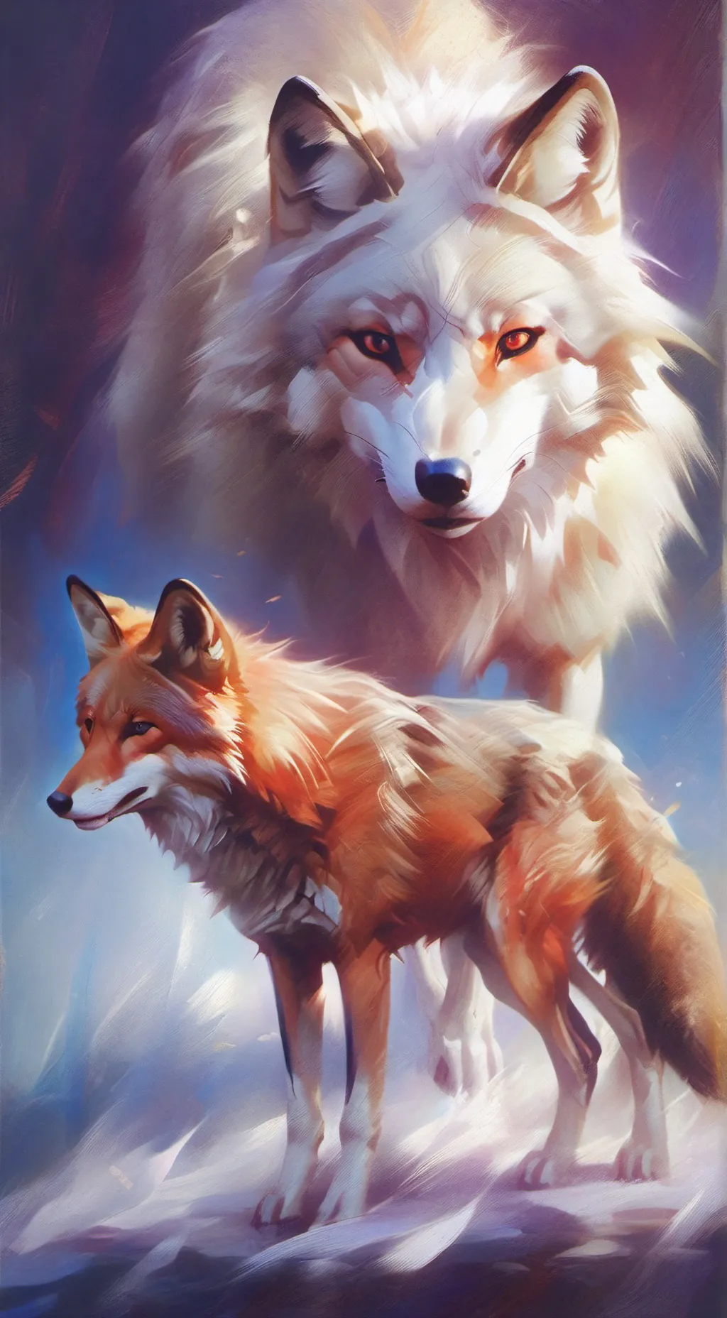 ai character: Claw & paws background